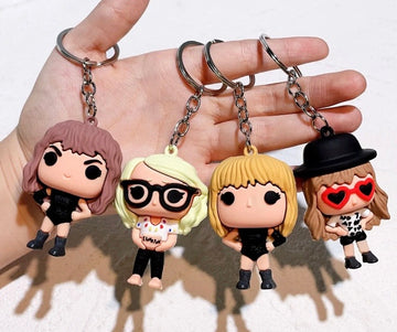 Taylor Swift-inspired Figurine Keychains